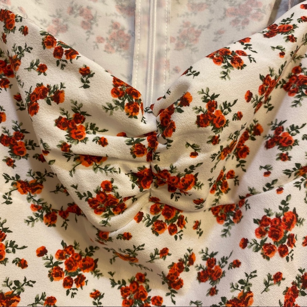 Danielle Bernstein Floral Puff Sleeve Maxi Dress - Picture 3 of 8